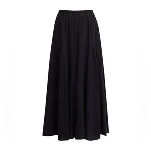 THE GREAT. the godet skirt in black Sz2
